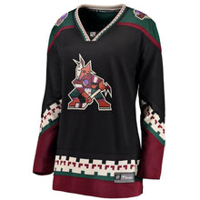 Load image into Gallery viewer, Arizona Coyotes Women's Black Alternate Breakaway Jersey