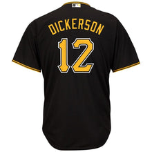 Load image into Gallery viewer, Corey Dickerson #12 Pittsburgh Pirates Black Alternate Cool Base Player Jersey