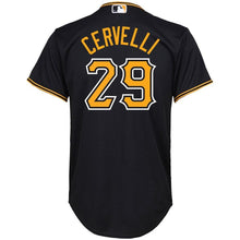 Load image into Gallery viewer, Francisco Cervelli #29 Pittsburgh Pirates Youth Black Alternate Replica Player Jersey