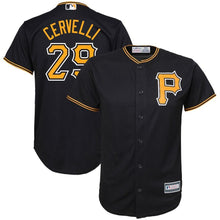Load image into Gallery viewer, Francisco Cervelli #29 Pittsburgh Pirates Youth Black Alternate Replica Player Jersey