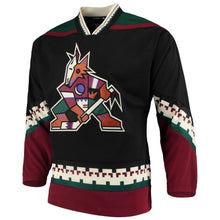Load image into Gallery viewer, Arizona Coyotes Black Heritage Blank Jersey
