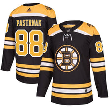 Load image into Gallery viewer, David Pastrnak #88 Boston Bruins Black Player Jersey