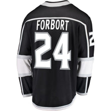 Load image into Gallery viewer, Derek Forbort #24 Los Angeles Kings Youth Black Breakaway Player Jersey