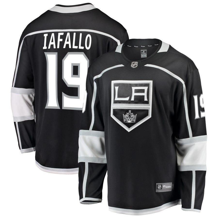 Alex Iafallo #19 Los Angeles Kings Youth Black Breakaway Player Jersey