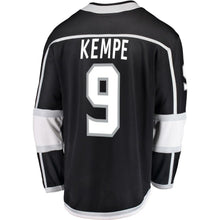 Load image into Gallery viewer, Adrian Kempe #9 Los Angeles Kings Youth Black Breakaway Player Jersey