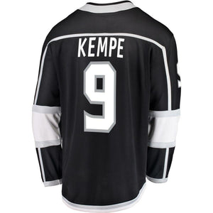 Adrian Kempe #9 Los Angeles Kings Youth Black Breakaway Player Jersey