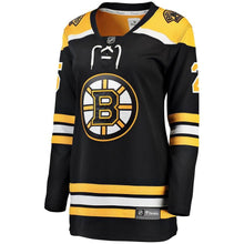 Load image into Gallery viewer, Brandon Carlo #25 Boston Bruins Women's Black Breakaway Player Jersey