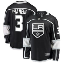 Load image into Gallery viewer, Dion Phaneuf #3 Los Angeles Kings Youth Black Breakaway Player Jersey
