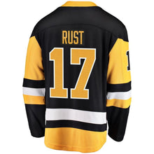 Load image into Gallery viewer, Bryan Rust #17 Pittsburgh Penguins Youth Black Breakaway Player Jersey