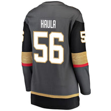 Load image into Gallery viewer, Erik Haula #56 Vegas Golden Knights Women's Black Breakaway Player Jersey