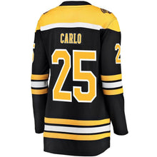 Load image into Gallery viewer, Brandon Carlo #25 Boston Bruins Women's Black Breakaway Player Jersey