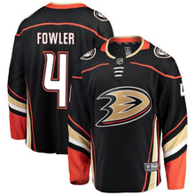 Load image into Gallery viewer, Cam Fowler #4 Anaheim Ducks Black Breakaway Player Jersey