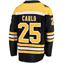Load image into Gallery viewer, Brandon Carlo #25 Boston Bruins Youth Black Breakaway Player Jersey