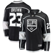 Load image into Gallery viewer, Dustin Brown #23 Los Angeles Kings Youth Black Breakaway Player Jersey