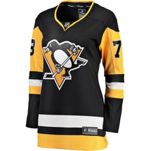 Load image into Gallery viewer, Jack Johnson #73 Pittsburgh Penguins Women's Black Home Breakaway Player Jersey
