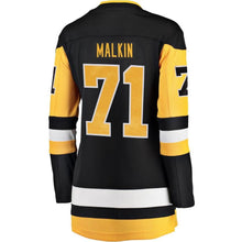 Load image into Gallery viewer, Evgeni Malkin #71 Pittsburgh Penguins Women's Black Home Breakaway Player Jersey