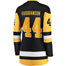Load image into Gallery viewer, Erik Gudbranson #44 Pittsburgh Penguins Women's Black Home Breakaway Player Jersey