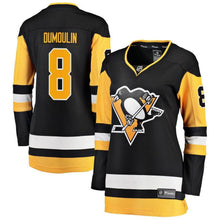Load image into Gallery viewer, Brian Dumoulin #8 Pittsburgh Penguins Women's Black Premier Breakaway Player Jersey