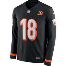 Load image into Gallery viewer, A.J. Green Cincinnati Bengals Black Therma Long Sleeve Jersey