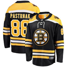 Load image into Gallery viewer, David Pastrnak #88 Boston Bruins Youth Black Breakaway Player Jersey