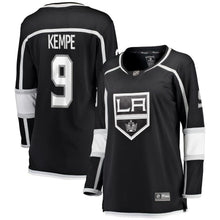 Load image into Gallery viewer, Adrian Kempe #9 Los Angeles Kings Women&#39;s Black Breakaway Player Jersey