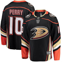 Load image into Gallery viewer, Corey Perry #10 Anaheim Ducks Black Breakaway Player Jersey