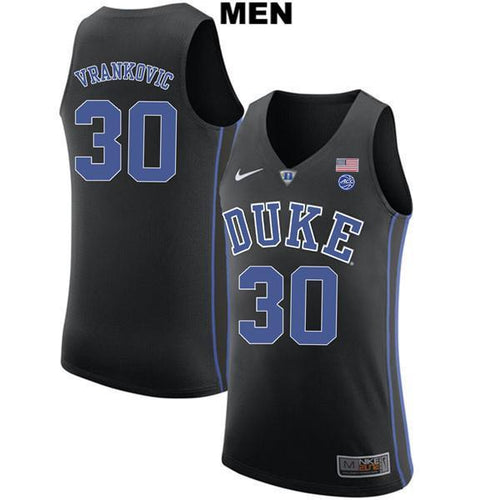 Antonio Vrankovic #30 Duke Blue Devils Stitched Mens College Basketball Jersey