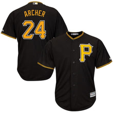 Load image into Gallery viewer, Chris Archer #24 Pittsburgh Pirates Black Alternate Official Cool Base Player Jersey