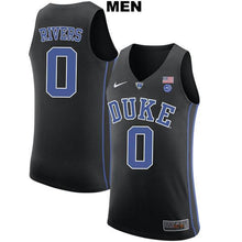 Load image into Gallery viewer, Austin Rivers #0 Duke Blue Devils Stitched Mens College Basketball Jersey