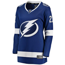 Load image into Gallery viewer, Brayden Point #21 Tampa Bay Lightning Women's Blue Breakaway Player Jersey
