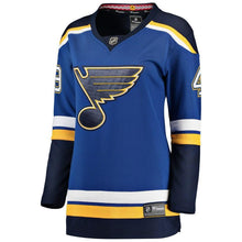 Load image into Gallery viewer, Ivan Barbashev #49 St. Louis Blues Women's Blue Breakaway Player Jersey