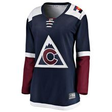 Load image into Gallery viewer, Colorado Avalanche Women's Blue Breakaway Alternate Blank Jersey