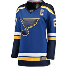 Load image into Gallery viewer, Alex Pietrangelo #27 St. Louis Blues Women&#39;s Blue Breakaway Player Jersey