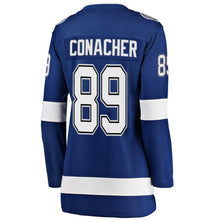 Load image into Gallery viewer, Cory Conacher #89 Tampa Bay Lightning Women's Blue Breakaway Player Jersey