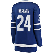 Load image into Gallery viewer, Kasperi Kapanen #24 Toronto Maple Leafs Women's Blue Breakaway Player Jersey