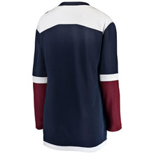 Load image into Gallery viewer, Colorado Avalanche Women's Blue Breakaway Alternate Blank Jersey