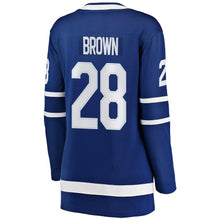 Load image into Gallery viewer, Connor Brown #28 Toronto Maple Leafs Women's Blue Breakaway Player Jersey