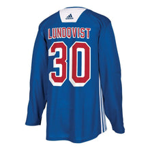 Load image into Gallery viewer, Henrik Lundqvist #30 New York Rangers Blue Practice Player Jersey