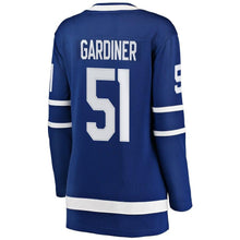 Load image into Gallery viewer, Jake Gardiner #51 Toronto Maple Leafs Women's Blue Breakaway Player Jersey