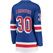 Load image into Gallery viewer, Henrik Lundqvist #30 New York Rangers Women's Breakaway Player Jersey