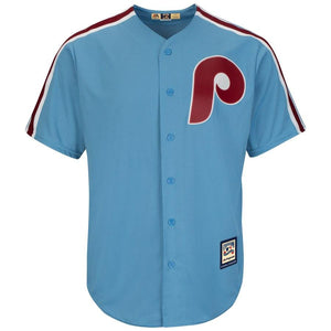 Aaron Nola #27 Philadelphia Phillies Light Blue Alternate Official Cool Base Cooperstown Player Jersey