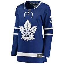 Load image into Gallery viewer, Frederik Andersen #31 Toronto Maple Leafs Women's Blue Breakaway Player Jersey