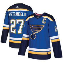 Load image into Gallery viewer, Alex Pietrangelo #27 St. Louis Blues Blue Player Jersey