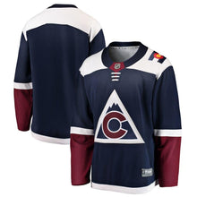 Load image into Gallery viewer, Colorado Avalanche Youth Blue Breakaway Alternate Blank Jersey