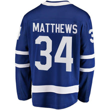Load image into Gallery viewer, Auston Matthews #34 Toronto Maple Leafs Youth Blue Home Breakaway Player Jersey