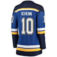 Load image into Gallery viewer, Brayden Schenn #10 St. Louis Blues Women's Blue Breakaway Player Jersey