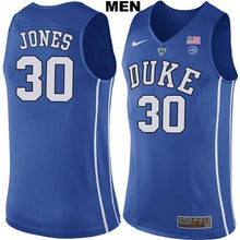 Load image into Gallery viewer, Dahntay Jones #30 Duke Blue Devils Stitched Mens College Basketball Jersey