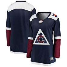 Load image into Gallery viewer, Colorado Avalanche Women's Blue Breakaway Alternate Blank Jersey