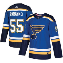 Load image into Gallery viewer, Colton Parayko #55 St. Louis Blues Blue Player Jersey