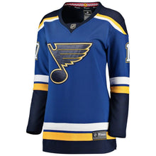 Load image into Gallery viewer, Jaden Schwartz #17 St. Louis Blues Women's Blue Breakaway Player Jersey